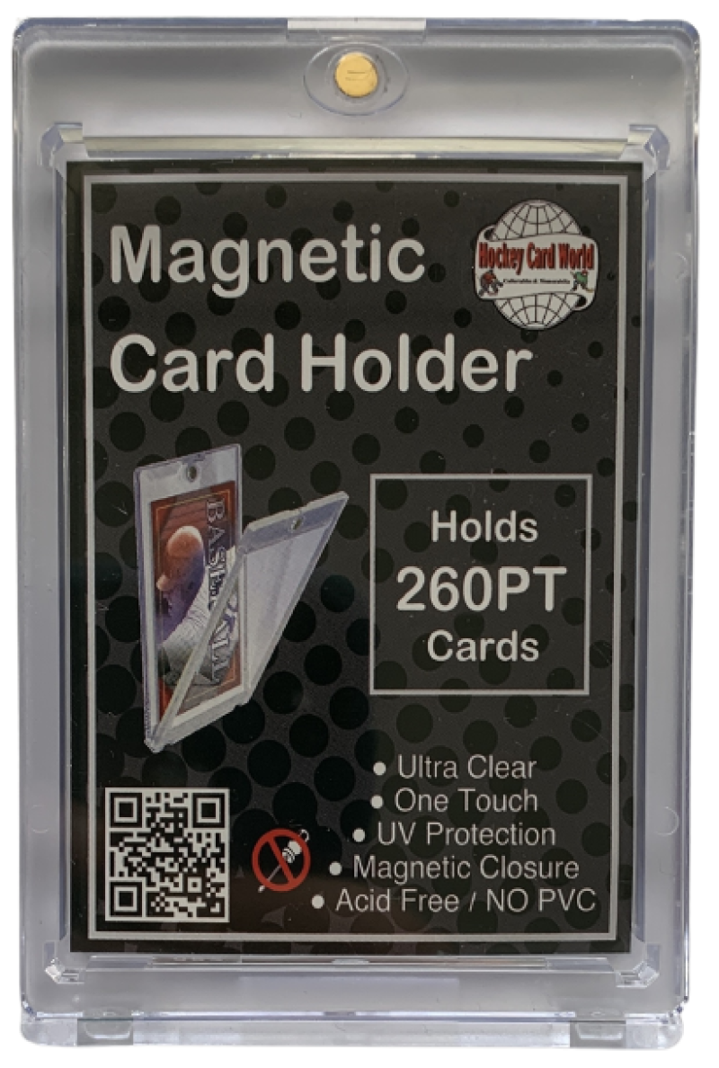 Hockey Card World 260pt Magnetic 1Touch Card Holder One Touch - Ultra Clear Image 1