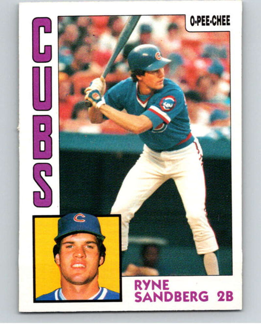 1984 O-Pee-Chee Baseball #64 Ryne Sandberg  Chicago Cubs  V59939 Image 1