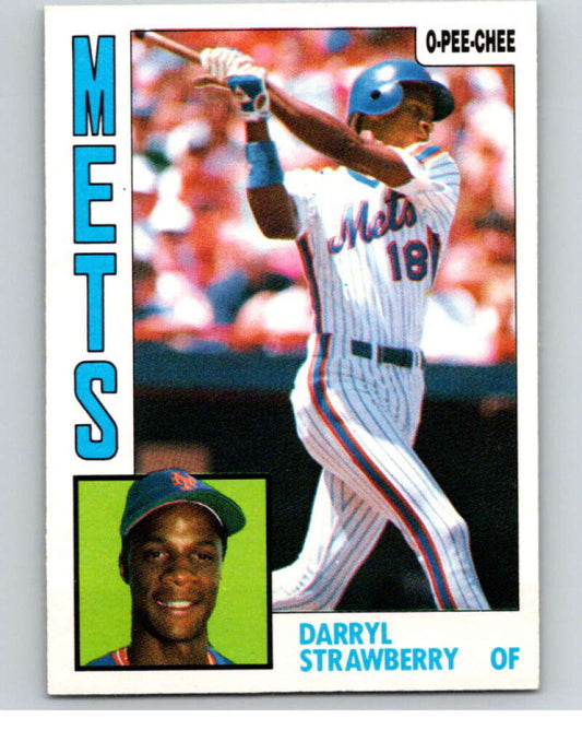 1985 O-Pee-Chee Baseball #182 Darryl Strawberry  RC Rookie  V59953 Image 1
