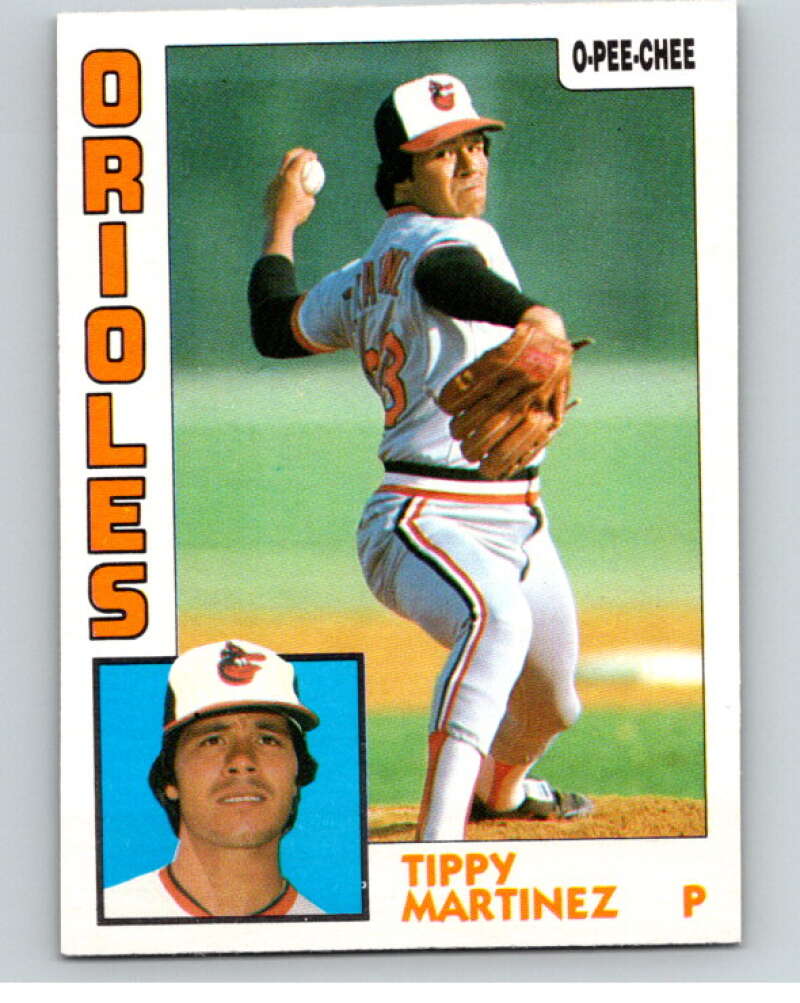 1984 O-Pee-Chee Baseball #215 Tippy Martinez Baltimore Orioles V59956 Image 1