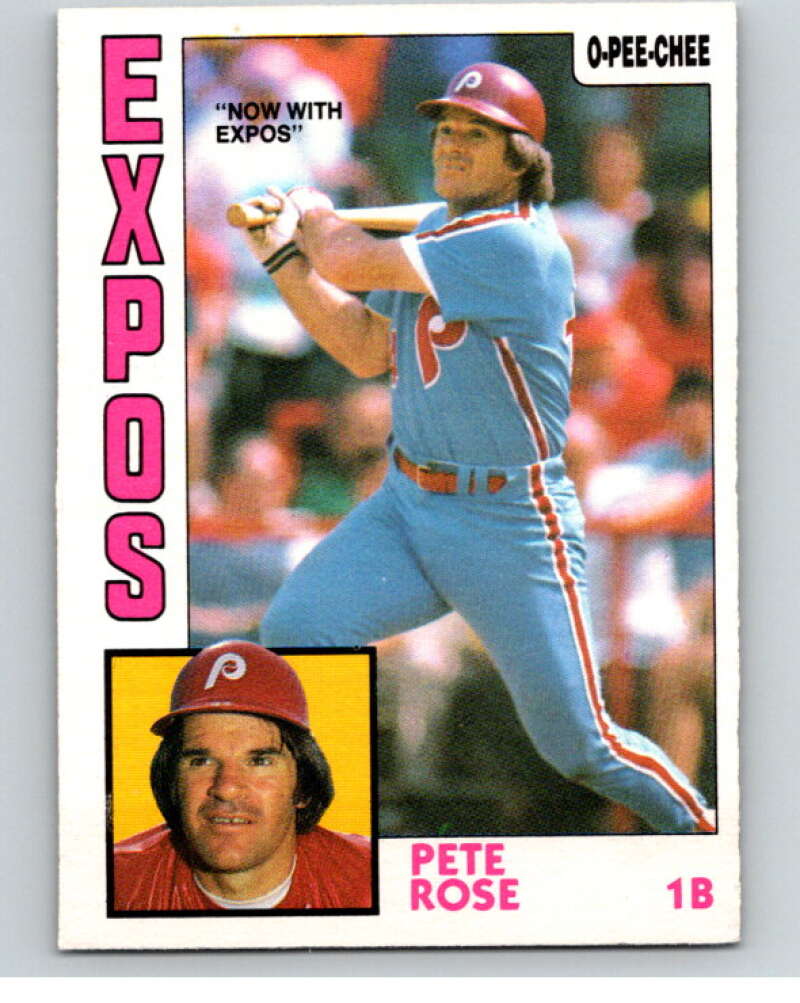 1984 O-Pee-Chee Baseball #300 Pete Rose Philadelphia Phillies V59969 Image 1