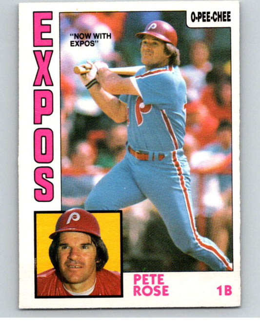 1984 O-Pee-Chee Baseball #300 Pete Rose  Philadelphia Phillies  V59969 Image 1