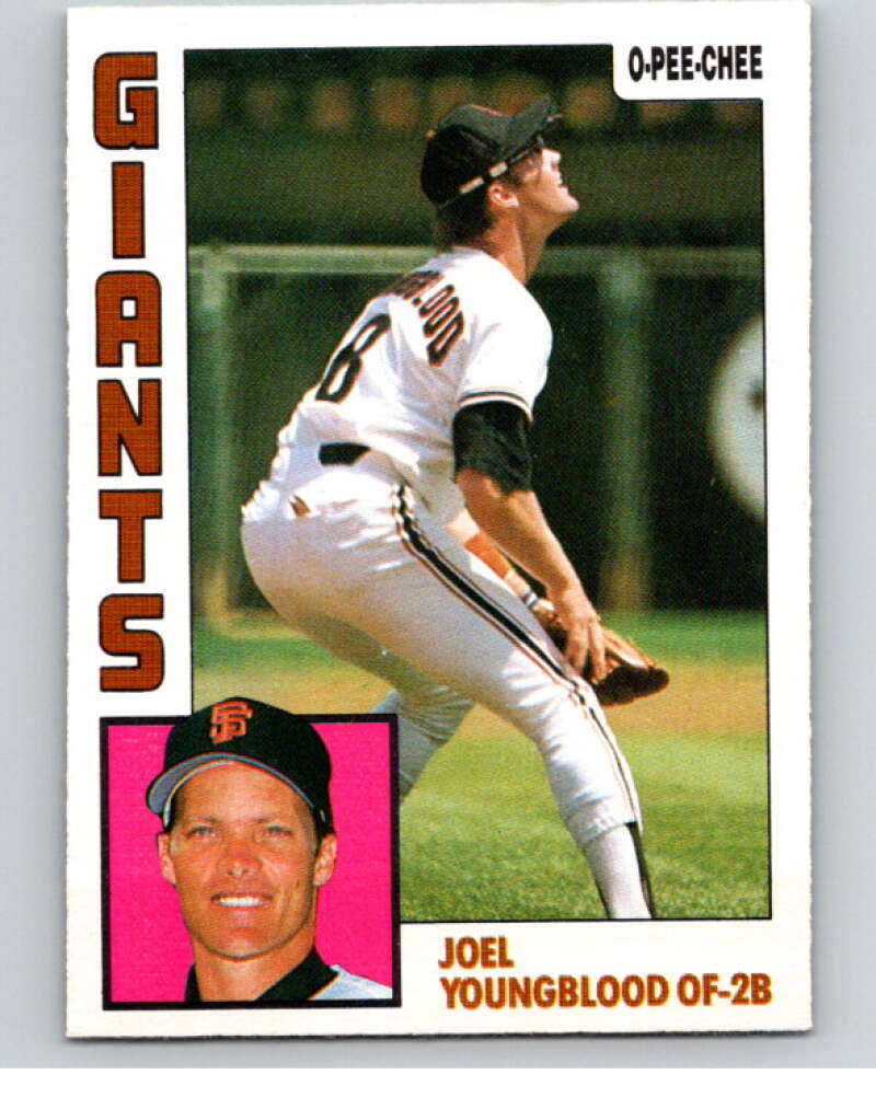 1984 O-Pee-Chee Baseball #303 Joel Youngblood Giants V59971 Image 1
