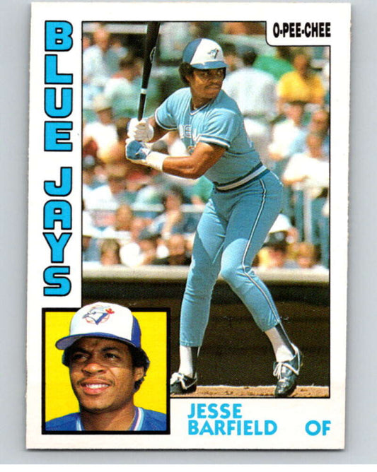 1984 O-Pee-Chee Baseball #316 Jesse Barfield  Toronto Blue Jays  V59973 Image 1