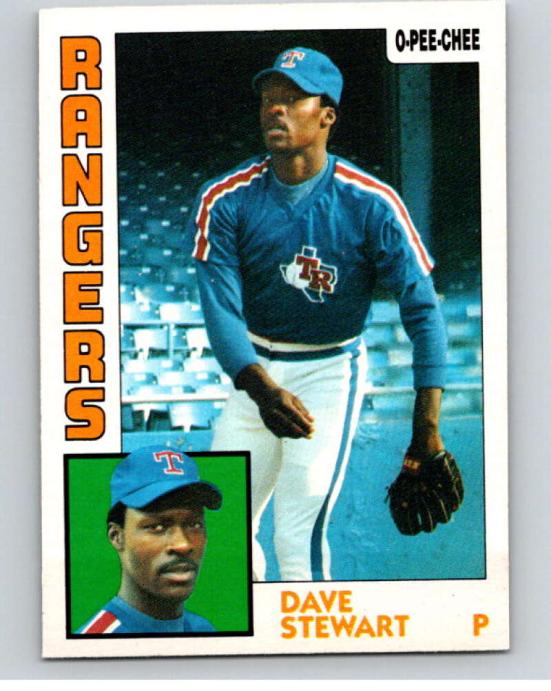 1984 O-Pee-Chee Baseball #352 Dave Stewart Texas Rangers V59975 Image 1