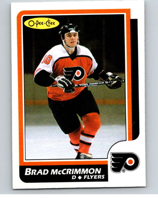 1986-87 O-Pee-Chee #5 Brad McCrimmon  Philadelphia Flyers  V63208 Image 1