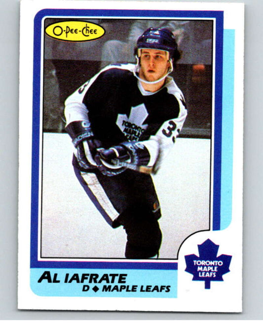 1986-87 O-Pee-Chee #26 Al Iafrate  Toronto Maple Leafs  V63250 Image 1