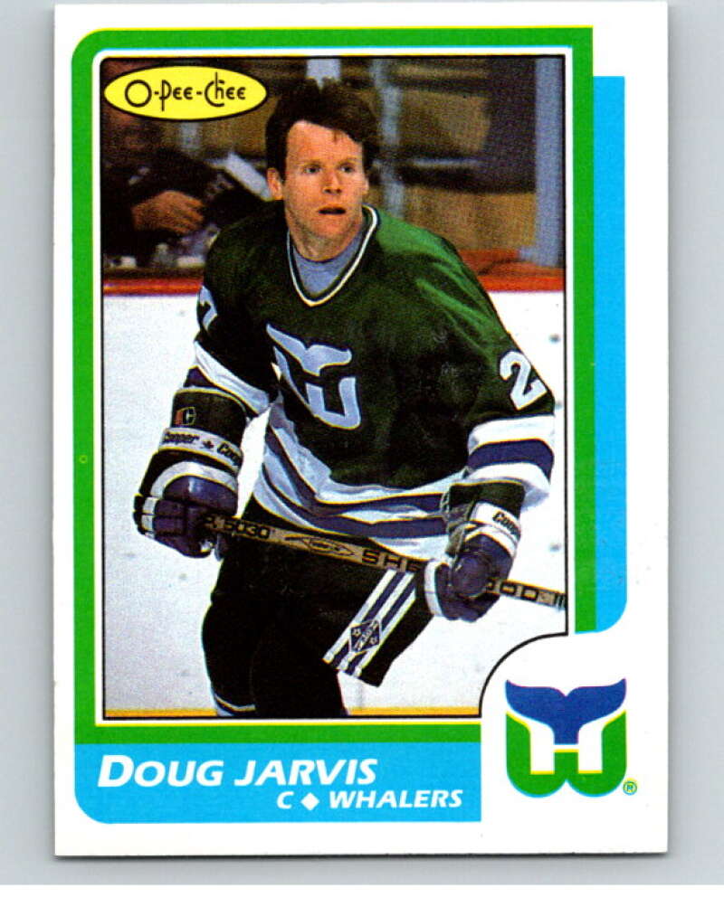 1986-87 O-Pee-Chee #28 Doug Jarvis Hartford Whalers V63253 Image 1
