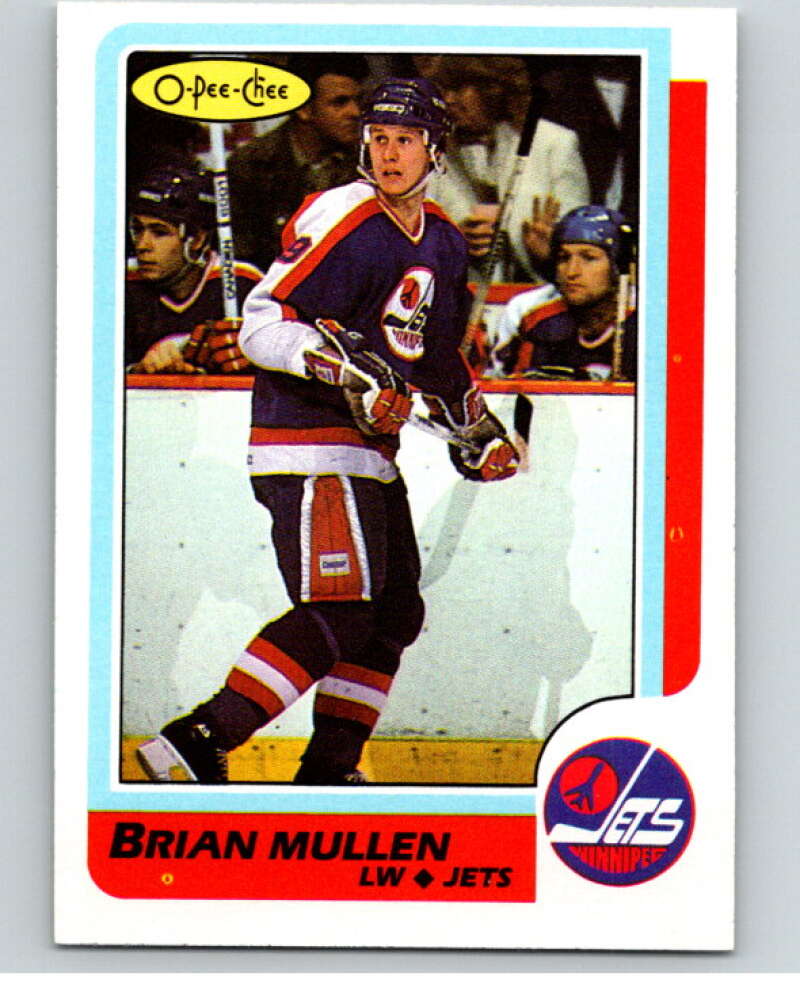 1986-87 O-Pee-Chee #38 Brian Mullen Winnipeg Jets V63272 Image 1