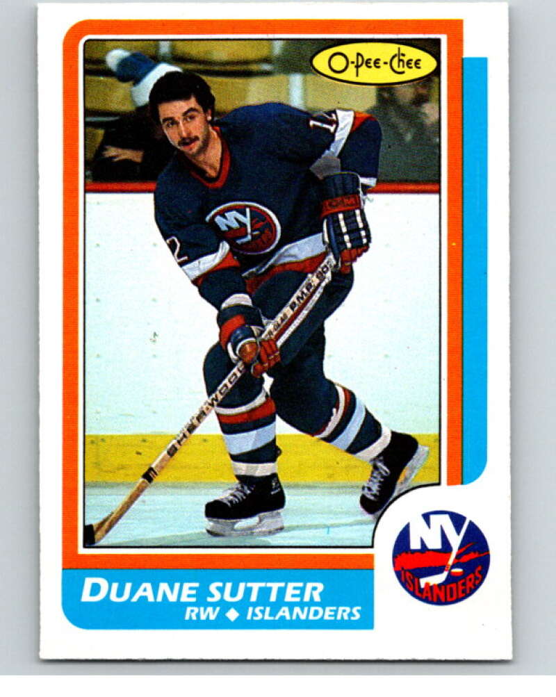 1986-87 O-Pee-Chee #39 Duane Sutter New York Islanders V63274 Image 1