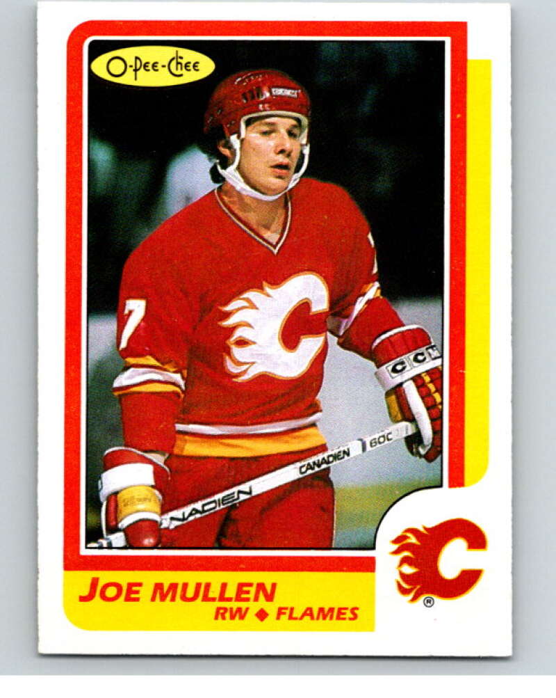 1986-87 O-Pee-Chee #44 Joe Mullen Calgary Flames V63284 Image 1