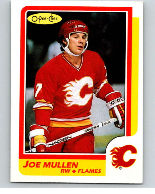 1986-87 O-Pee-Chee #44 Joe Mullen  Calgary Flames  V63285 Image 1