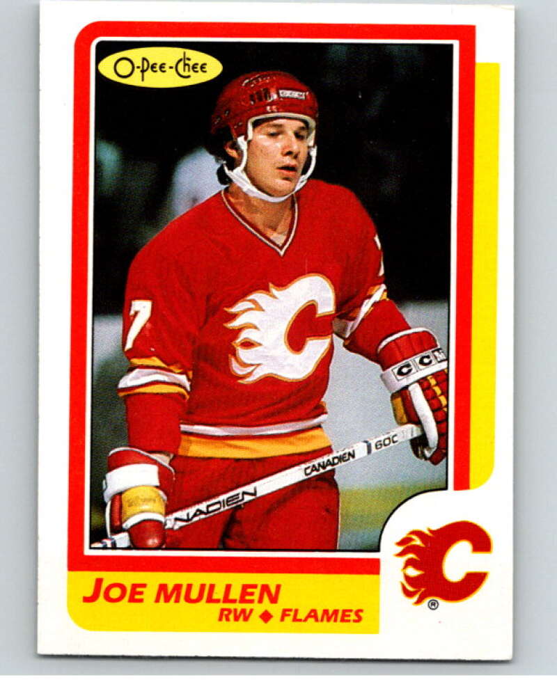 1986-87 O-Pee-Chee #44 Joe Mullen Calgary Flames V63285 Image 1