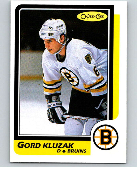 1986-87 O-Pee-Chee #54 Gord Kluzak  Boston Bruins  V63297 Image 1