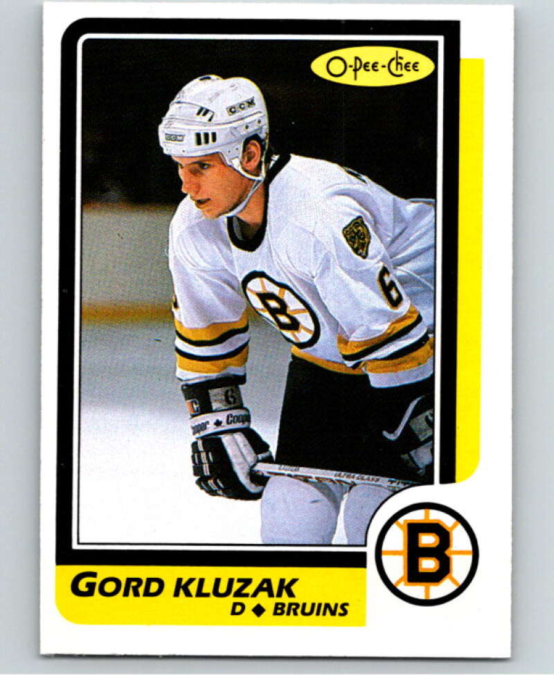 1986-87 O-Pee-Chee #54 Gord Kluzak Boston Bruins V63297 Image 1