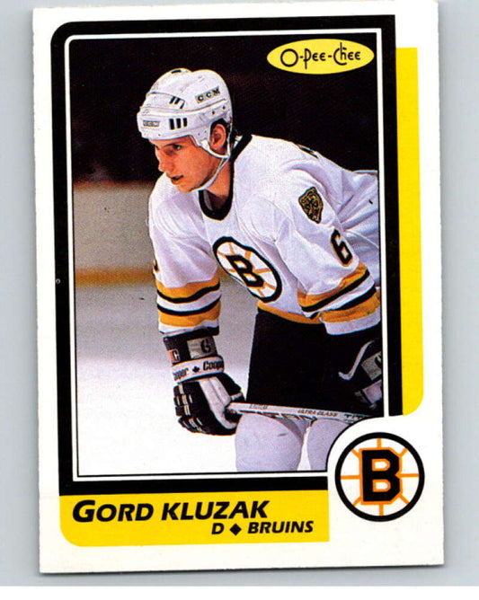 1986-87 O-Pee-Chee #54 Gord Kluzak  Boston Bruins  V63298 Image 1