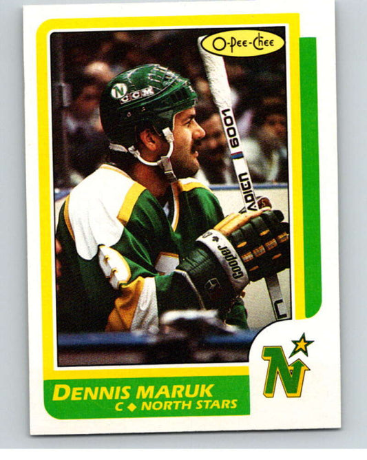1986-87 O-Pee-Chee #60 Dennis Maruk  Minnesota North Stars  V63307 Image 1