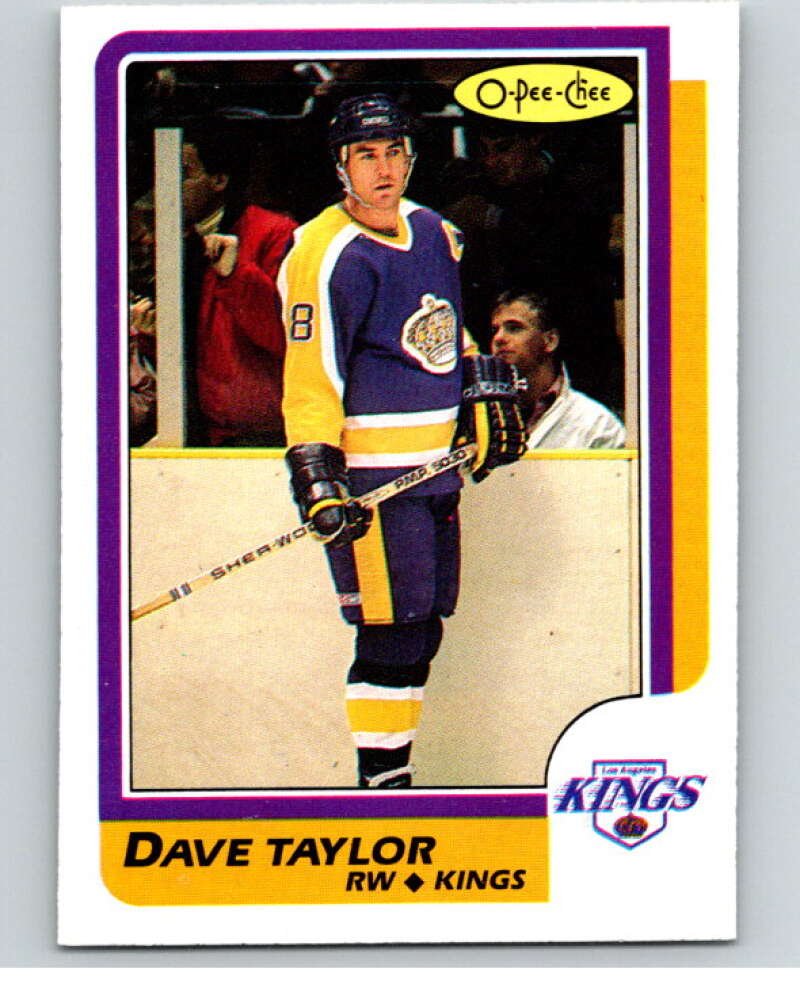 1986-87 O-Pee-Chee #63 Dave Taylor Los Angeles Kings V63314 Image 1