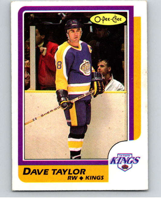 1986-87 O-Pee-Chee #63 Dave Taylor  Los Angeles Kings  V63315 Image 1