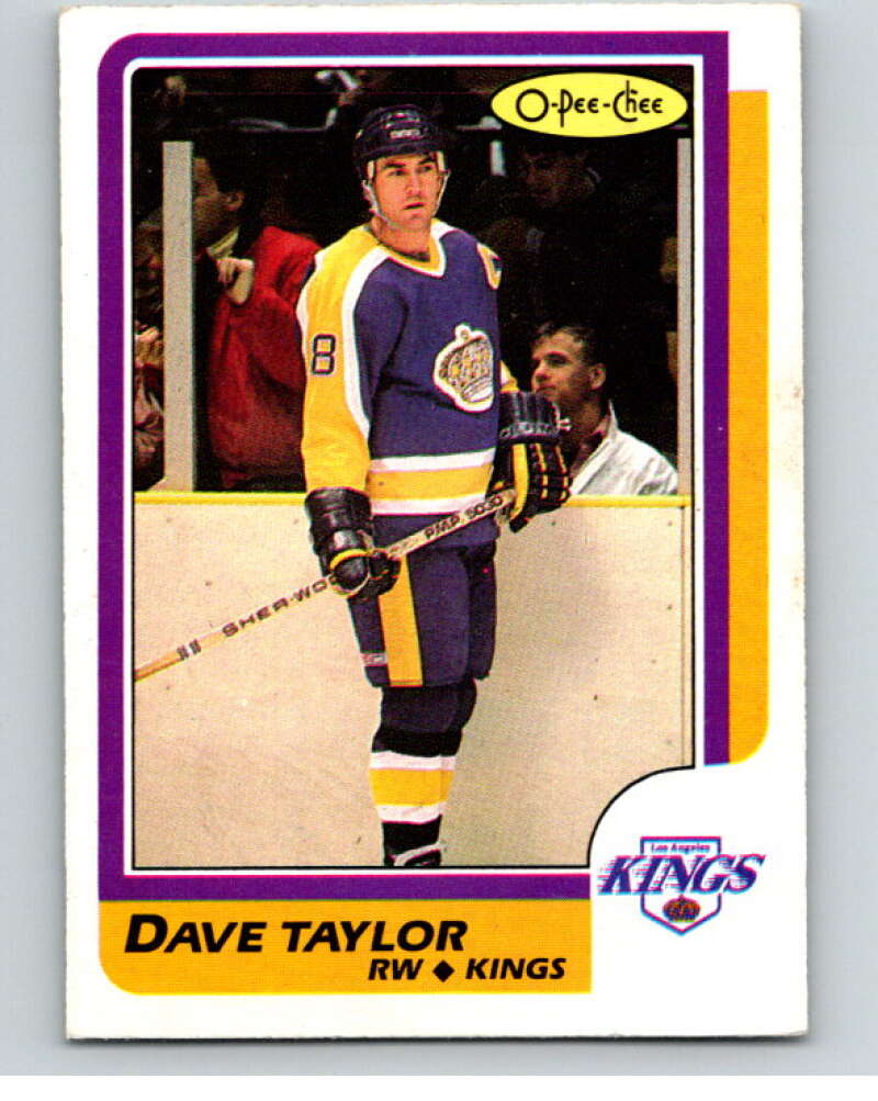 1986-87 O-Pee-Chee #63 Dave Taylor Los Angeles Kings V63315 Image 1