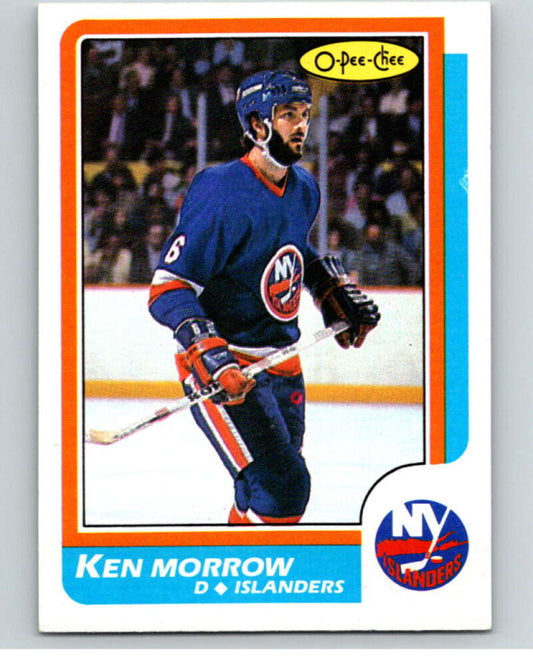 1986-87 O-Pee-Chee #65 Ken Morrow  New York Islanders  V63318 Image 1