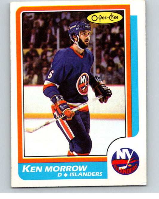 1986-87 O-Pee-Chee #65 Ken Morrow  New York Islanders  V63320 Image 1