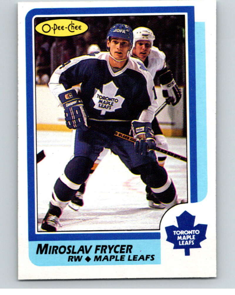 1986-87 O-Pee-Chee #68 Miroslav Frycer Toronto Maple Leafs V63325 Image 1