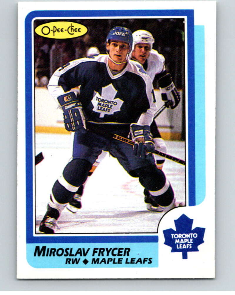 1986-87 O-Pee-Chee #68 Miroslav Frycer Toronto Maple Leafs V63327 Image 1