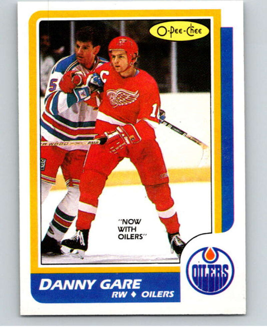 1986-87 O-Pee-Chee #69 Danny Gare  Edmonton Oilers  V63331 Image 1