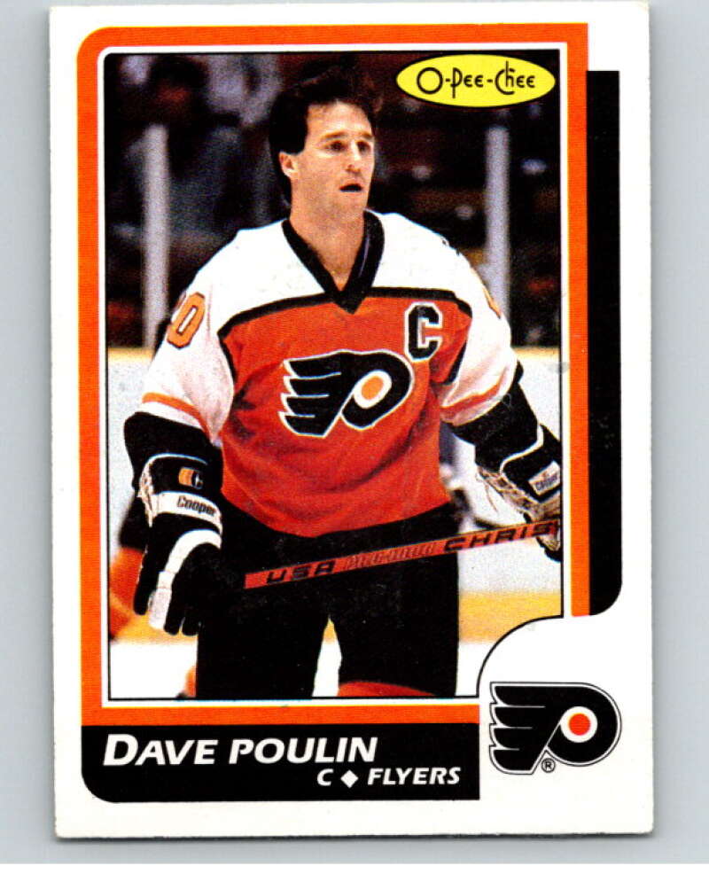 1986-87 O-Pee-Chee #71 Dave Poulin Philadelphia Flyers V63334 Image 1