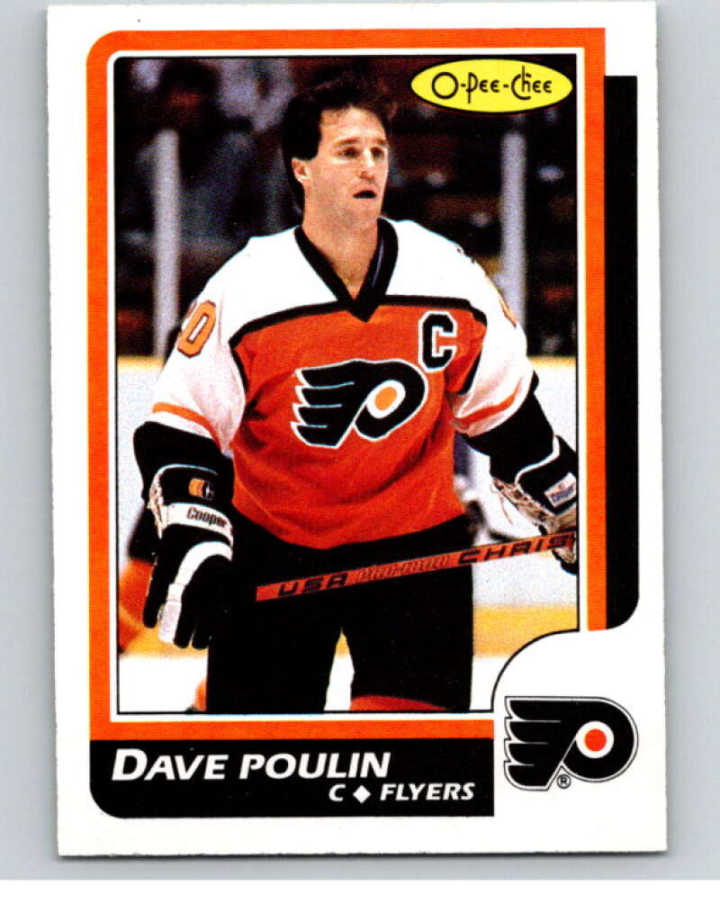 1986-87 O-Pee-Chee #71 Dave Poulin Philadelphia Flyers V63336 Image 1