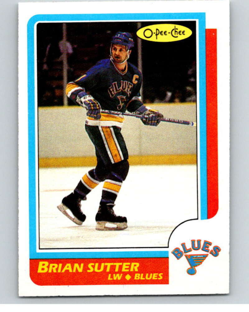 1986-87 O-Pee-Chee #72 Brian Sutter St. Louis Blues V63338 Image 1