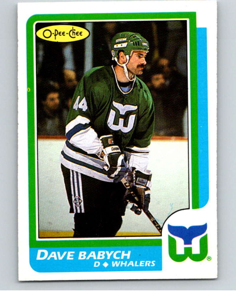 1986-87 O-Pee-Chee #73 Dave Babych Winnipeg Jets V63340 Image 1