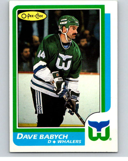 1986-87 O-Pee-Chee #73 Dave Babych  Winnipeg Jets  V63341 Image 1