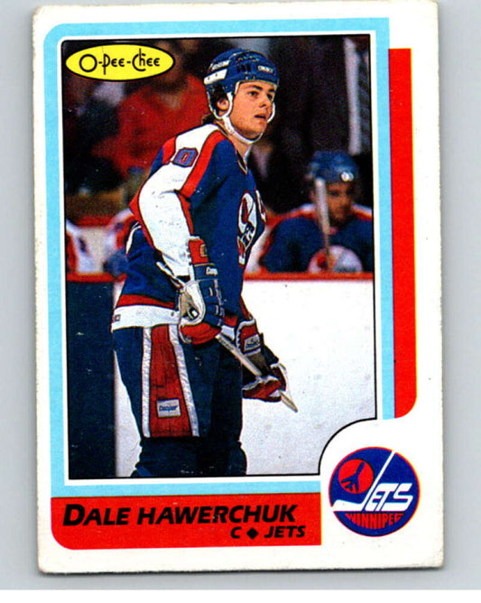 1986-87 O-Pee-Chee #74 Dale Hawerchuk  Winnipeg Jets  V63343 Image 1