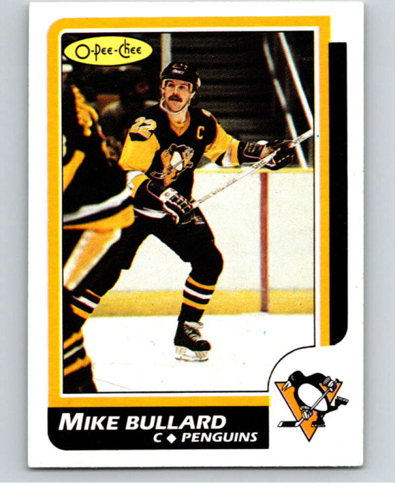 1986-87 O-Pee-Chee #83 Mike Bullard Pittsburgh Penguins V63361 Image 1