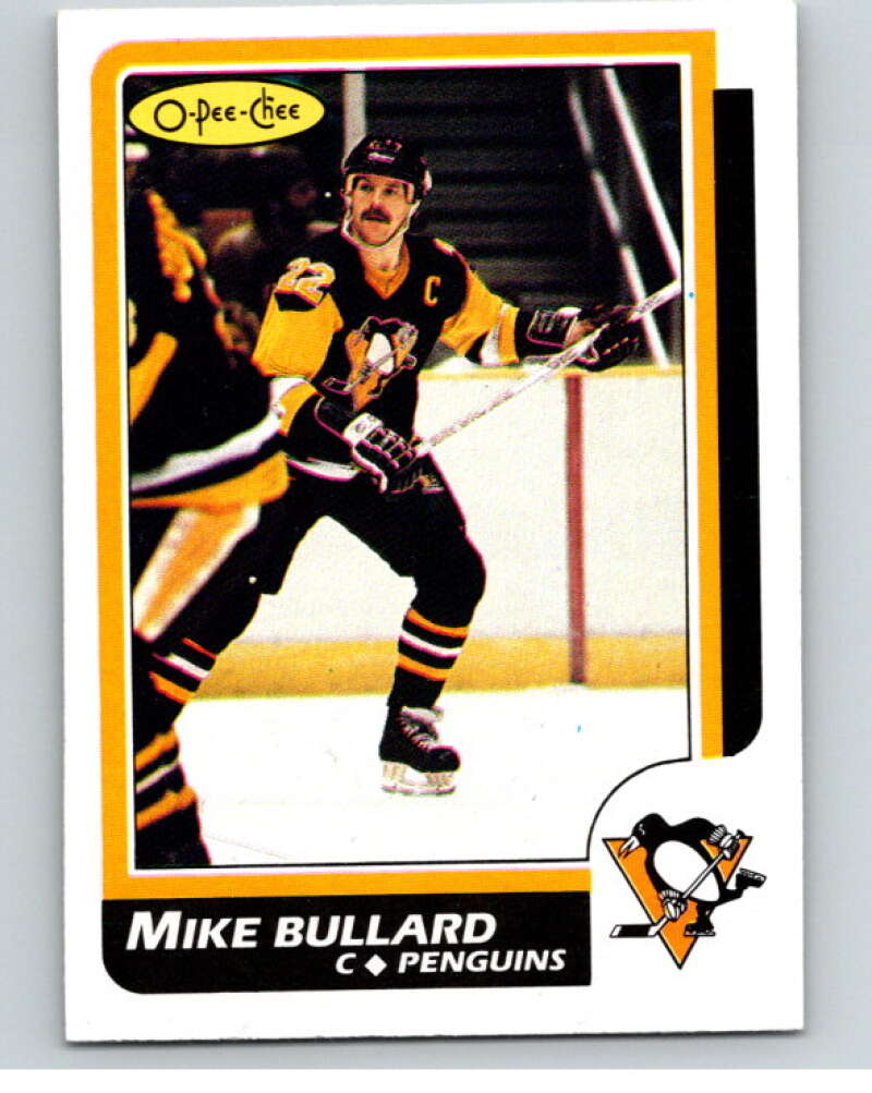 1986-87 O-Pee-Chee #83 Mike Bullard Pittsburgh Penguins V63362 Image 1