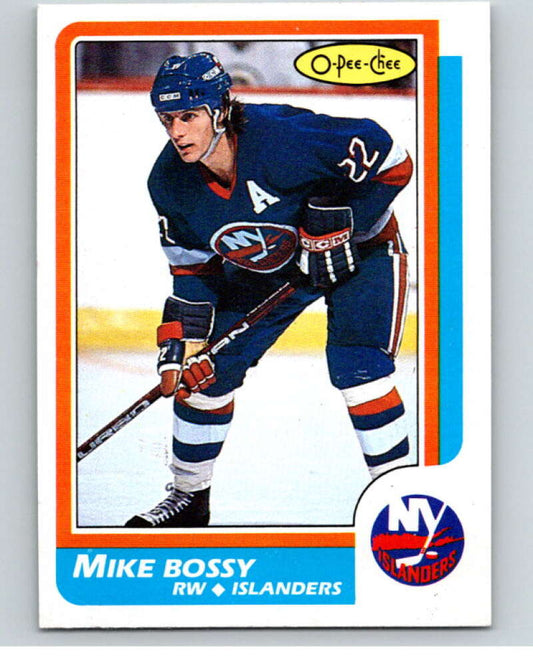 1986-87 O-Pee-Chee #90 Mike Bossy  New York Islanders  V63379 Image 1