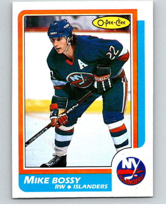1986-87 O-Pee-Chee #90 Mike Bossy  New York Islanders  V63380 Image 1