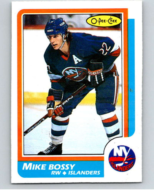 1986-87 O-Pee-Chee #90 Mike Bossy  New York Islanders  V63381 Image 1