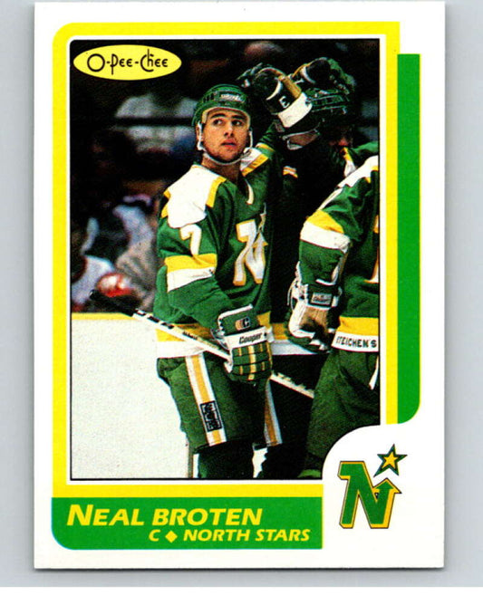 1986-87 O-Pee-Chee #99 Neal Broten  Minnesota North Stars  V63398 Image 1
