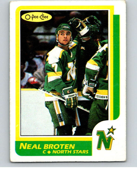 1986-87 O-Pee-Chee #99 Neal Broten  Minnesota North Stars  V63400 Image 1
