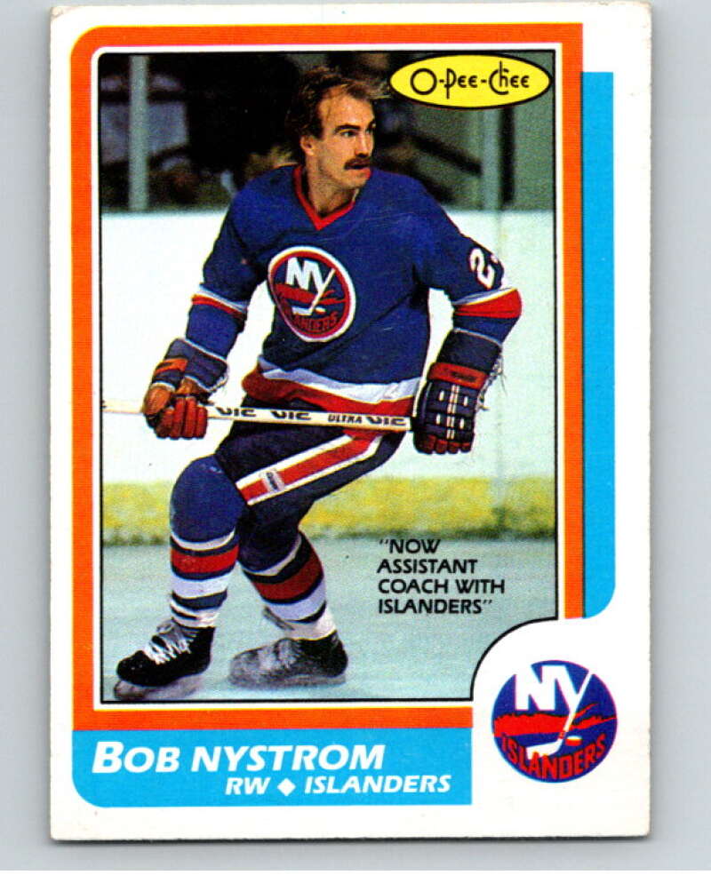 1986-87 O-Pee-Chee #104 Bob Nystrom New York Islanders V63417 Image 1