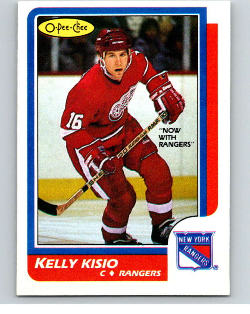 1986-87 O-Pee-Chee #116 Kelly Kisio New York Rangers V63448 Image 1