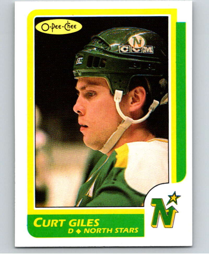 1986-87 O-Pee-Chee #119 Curt Giles Minnesota North Stars V63452 Image 1