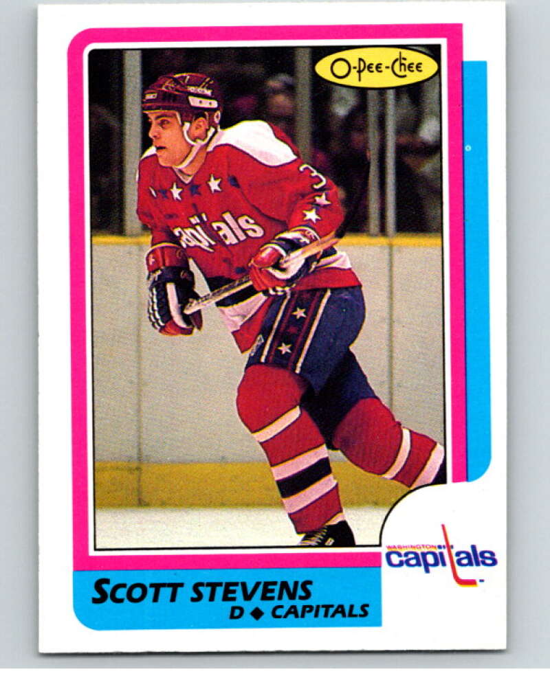 1986-87 O-Pee-Chee #126 Scott Stevens Washington Capitals V63467 Image 1