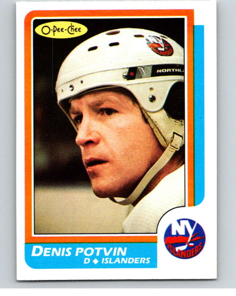 1986-87 O-Pee-Chee #129 Denis Potvin New York Islanders V63475 Image 1