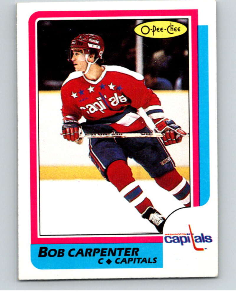 1986-87 O-Pee-Chee #150 Bob Carpenter Washington Capitals V63520 Image 1