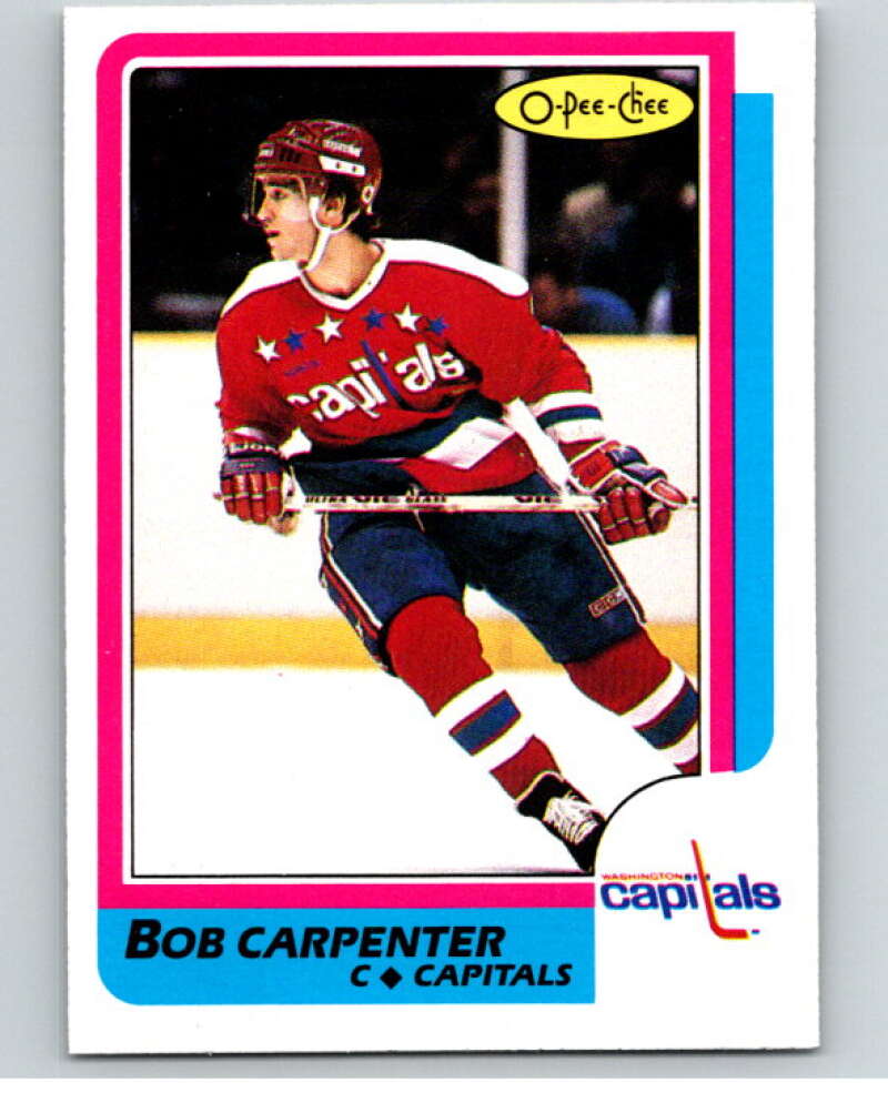 1986-87 O-Pee-Chee #150 Bob Carpenter Washington Capitals V63521 Image 1