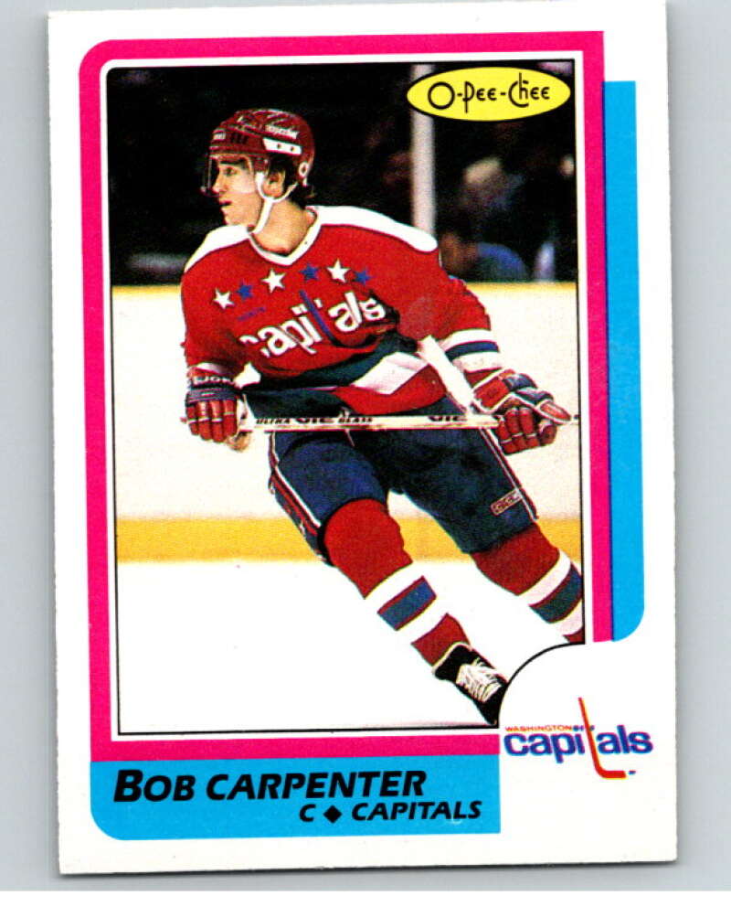 1986-87 O-Pee-Chee #150 Bob Carpenter Washington Capitals V63522 Image 1